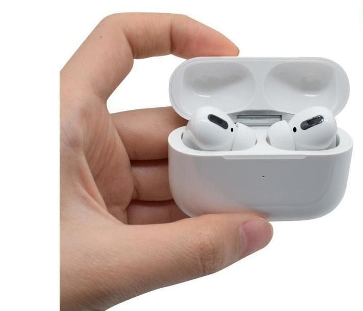 PLUG⚡Z Air-pods Pro with Wireless Charging Case with Sensor Enabled Bluetooth Headset (White, True Wireless)