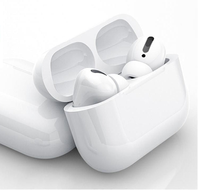 PLUG⚡Z Air-pods Pro with Wireless Charging Case with Sensor Enabled Bluetooth Headset (White, True Wireless)