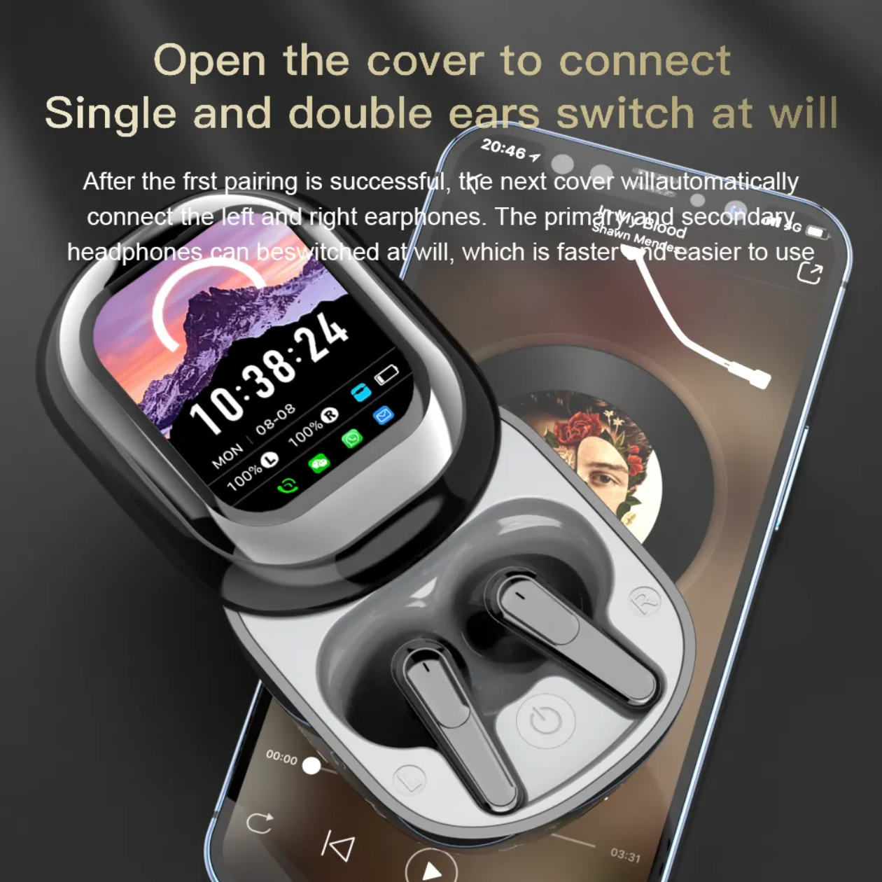 PLUG⚡Z - Latest EarPods with LCD Screen