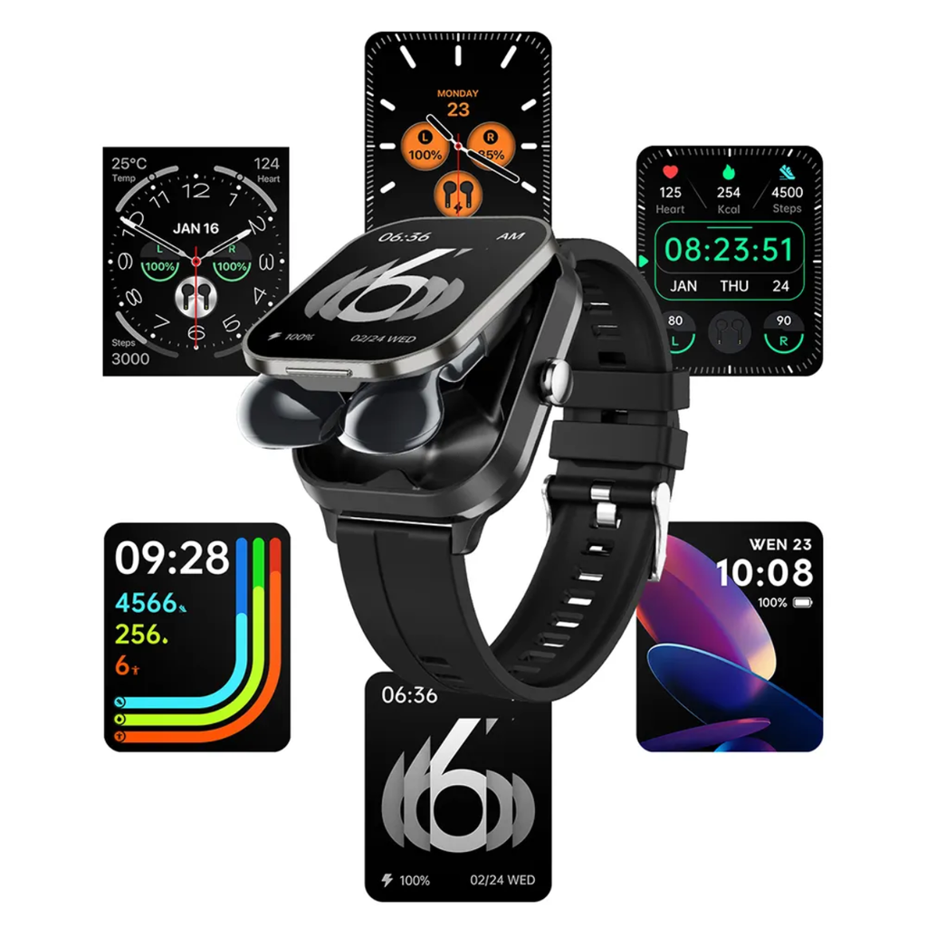 PLUG⚡Z - Advanced Features SmartWatch with EarPods