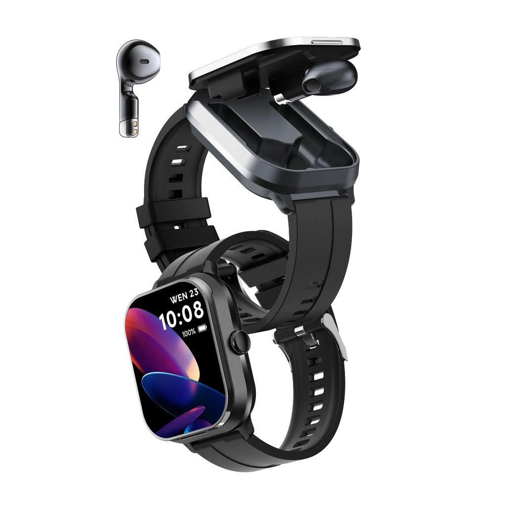PLUG⚡Z - Advanced Features SmartWatch with EarPods