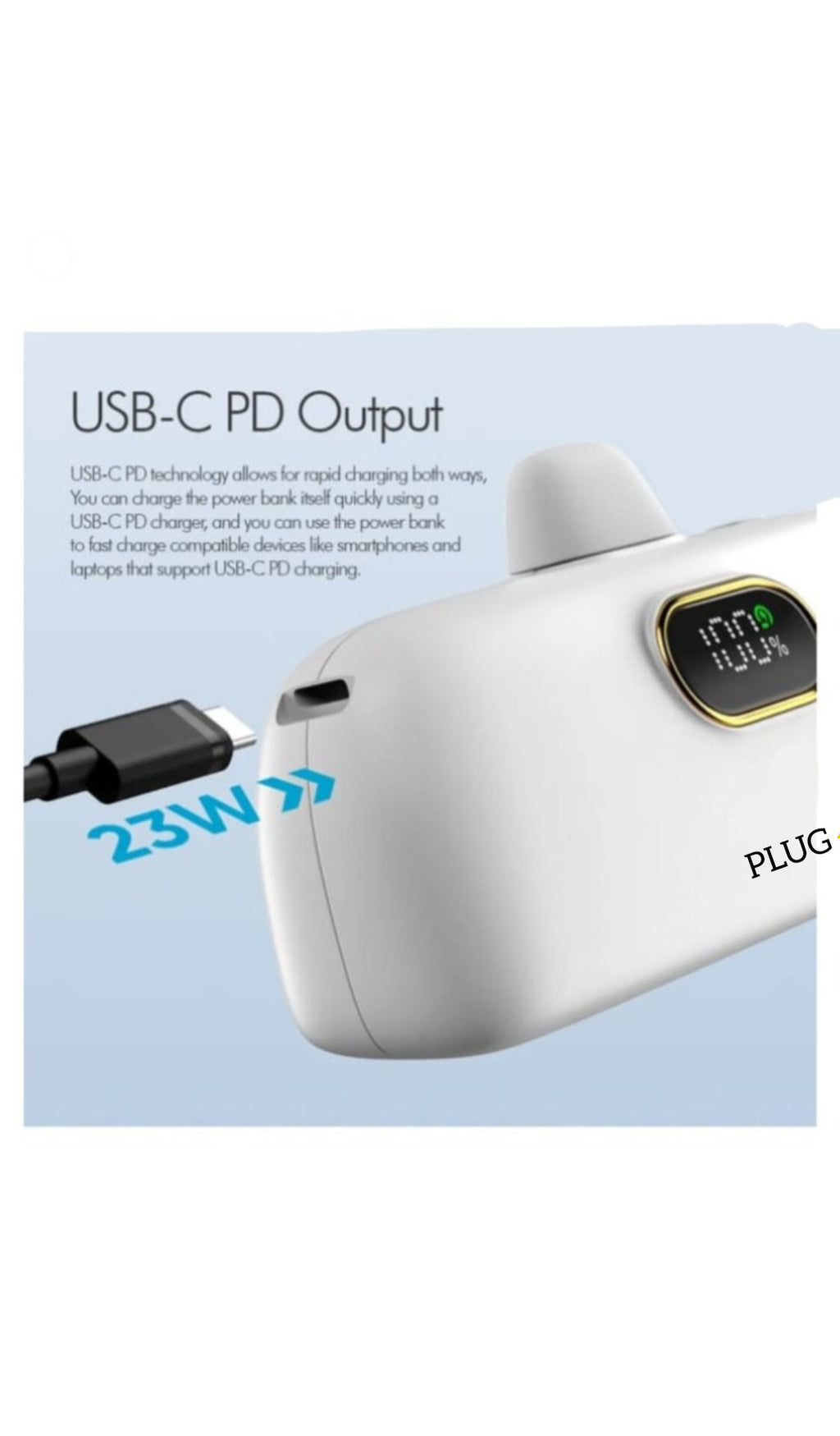 PLUG⚡Z 5000 MAH POWERFULL EXTRA BATTERY FOR YOUR PHONE