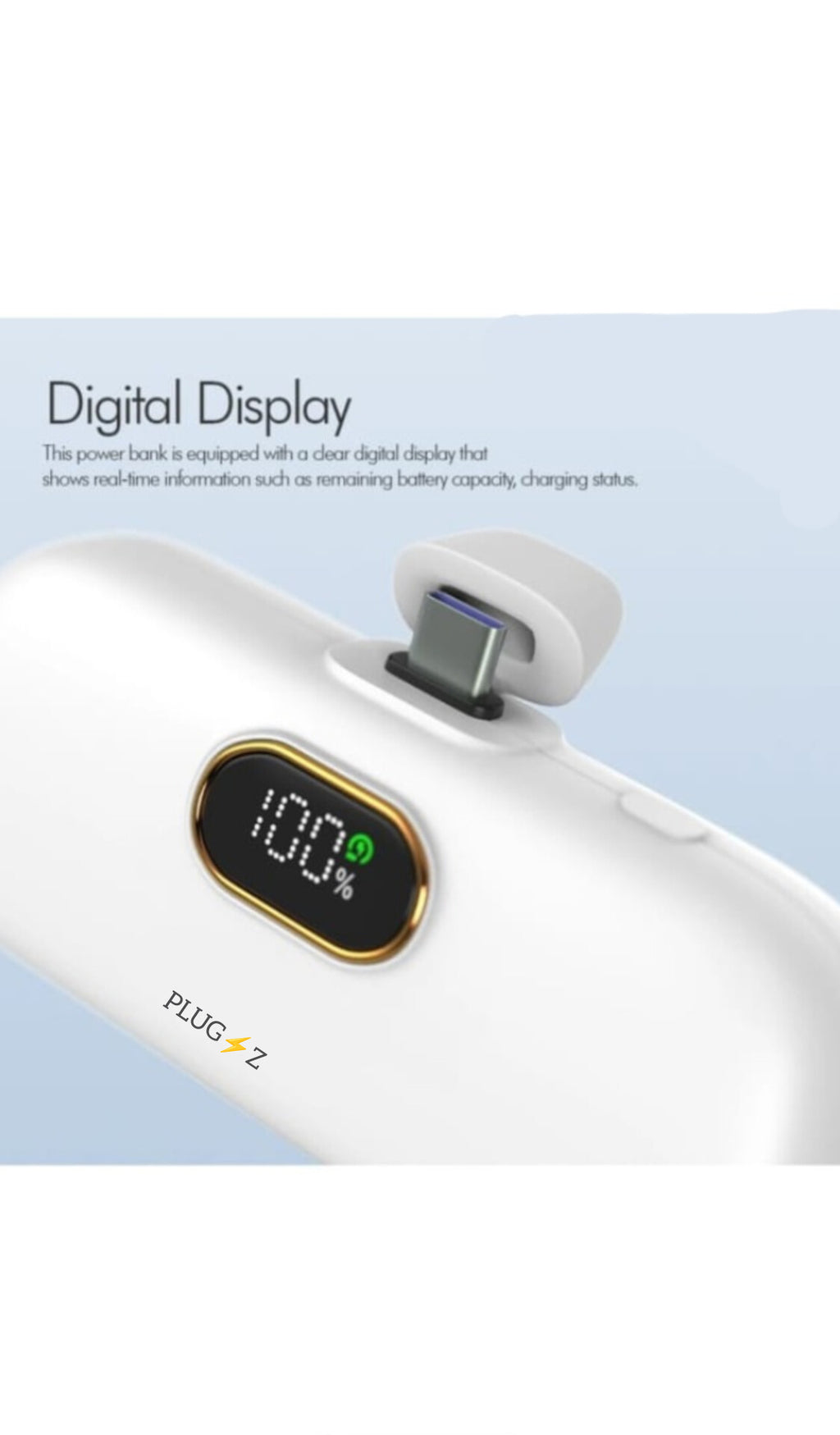 PLUG⚡Z 5000 MAH POWERFULL EXTRA BATTERY FOR YOUR PHONE