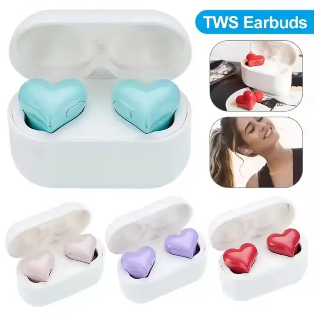 PLUG⚡Z - Heart Shape EarPods Version 2.0